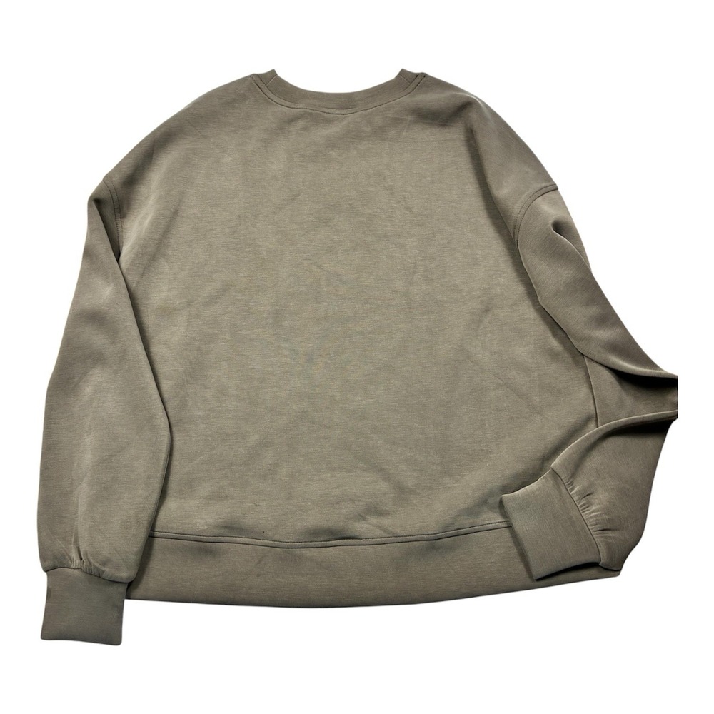 FLX Sweatshirt S Minimalist Earthy Tone Workout Athleisure Soft Touch Oversized - Picture 5 of 8
